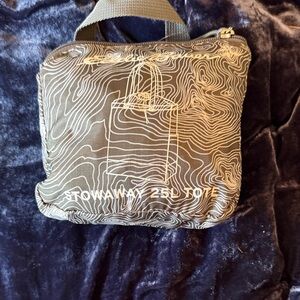 Eddie Bauer Gray Stowaway Tote